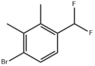 1-Bromo-4-(difluoromethyl)-2,3-dimethylbenzene,2167137-43-9,结构式