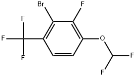 2-Bromo-4-(difluoromethoxy)-3-fluoro-1-(trifluoromethyl)benzene|