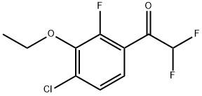 1-(4-Chloro-3-ethoxy-2-fluorophenyl)-2,2-difluoroethanone|