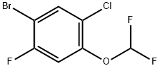 1-bromo-5-chloro-4-(difluoromethoxy)-2-fluorobenzene Structure