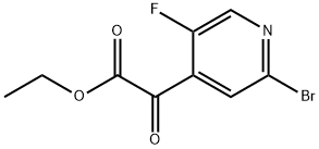 ethyl 2-(2-bromo-5-fluoropyridin-4-yl)-2-oxoacetate Structure