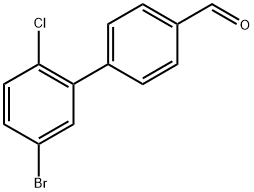5'-Bromo-2'-chloro-[1,1'-biphenyl]-4-carbaldehyde Structure