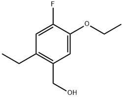 5-Ethoxy-2-ethyl-4-fluorobenzenemethanol Struktur