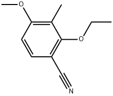 2-Ethoxy-4-methoxy-3-methylbenzonitrile 化学構造式