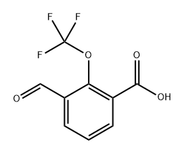 3-formyl-2-(trifluoromethoxy)benzoic acid,2168965-02-2,结构式