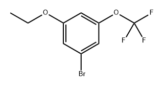 1-Bromo-3-ethoxy-5-(trifluoromethoxy)benzene,2168965-31-7,结构式