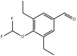 4-(Difluoromethoxy)-3,5-diethylbenzaldehyde|