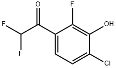 1-(4-Chloro-2-fluoro-3-hydroxyphenyl)-2,2-difluoroethanone Structure