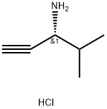 (R)-4-甲基戊-1-炔-3-胺(盐酸盐),2169996-70-5,结构式