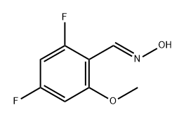 2,4-Difluoro-6-methoxybenzaldehyde oxime Struktur