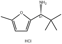 (R)-2,2-二甲基-1-(5-甲基呋喃-2-基)丙-1-胺盐酸盐,2170760-93-5,结构式