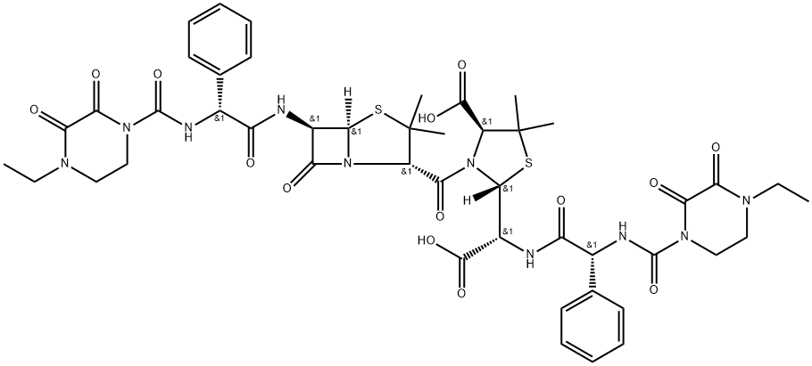 哌拉西林二聚体 结构式