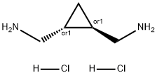 1,2-Cyclopropanedimethanamine, hydrochloride (1:2), (1R,2R)-rel- Struktur