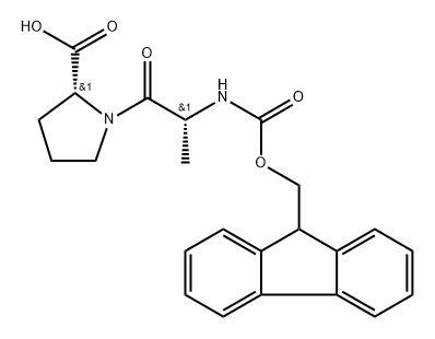 (((9H-芴-9-基)甲氧基)羰基)-D-丙氨酰-D-丙氨酸,2171261-19-9,结构式