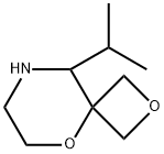 9-Isopropyl-2,5-dioxa-8-azaspiro[3.5]nonane 化学構造式