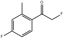 2-fluoro-1-(4-fluoro-2-methylphenyl)ethanone Structure