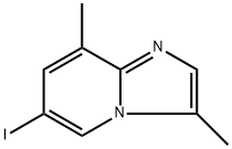 6-iodo-3,8-dimethylimidazo[1,2-a]pyridine Struktur