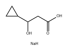 sodium 3-cyclopropyl-3-hydroxypropanoate Structure