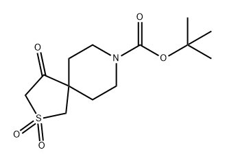 tert-butyl 2,2,4-trioxo-2lambda6-thia-8-azaspiro[4.5]decane-8-carboxylate Structure
