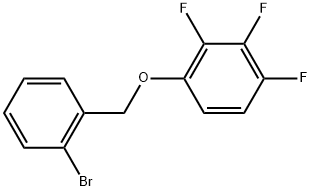 1-[(2-Bromophenyl)methoxy]-2,3,4-trifluorobenzene 结构式