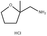 2-Furanmethanamine, tetrahydro-2-methyl-, hydrochloride (1:1) Struktur