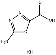 5-氨基-1,3,4-噁二唑-2-羧酸钾, 2174001-64-8, 结构式