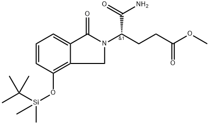 2H-Isoindole-2-butanoic acid, γ-(aminocarbonyl)-4-[[(1,1-dimethylethyl)dimethylsilyl]oxy]-1,3-dihydro-1-oxo-, methyl ester, (γS)-|RSYY(盐酸多奈哌齐)-32