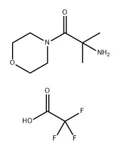2-amino-2-methyl-1-morpholinopropan-1-one 2,2,2-trifluoroacetate,2178917-71-8,结构式