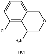 5-chloroisochroman-4-amine hydrochloride Struktur