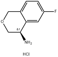 (R)-6-fluoroisochroman-4-amine hydrochloride Struktur