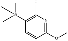 2-Fluoro-6-methoxy-3-(trimethylsilyl)pyridine 结构式