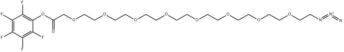 Azido-PEG8-CH2CO2-PFP,2182601-80-3,结构式