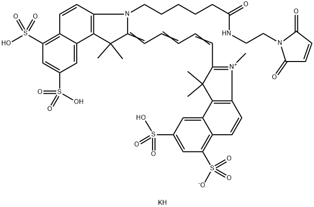 磺化CY5.5-马来酰亚胺, 2183440-58-4, 结构式