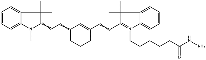 Cy7-酰肼, 2183440-61-9, 结构式