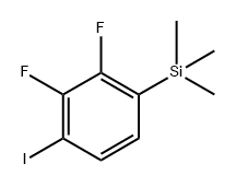 (2,3-Difluoro-4-iodophenyl)trimethylsilane Structure