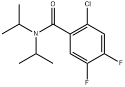 2-Chloro-4,5-difluoro-N,N-bis(1-methylethyl)benzamide,2184673-32-1,结构式