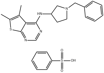 化合物 FASNALL BENZENESULFONATE, 2187367-11-7, 结构式