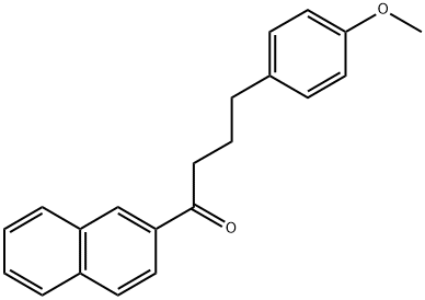 4-(4-methoxyphenyl)-1-(naphthalen-2-yl)butan-1-one Struktur