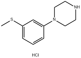 1-(3-(methylthio)phenyl)piperazine dihydrochloride Structure