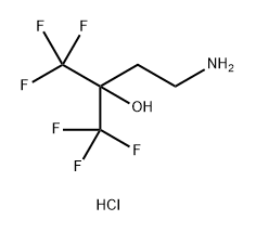 2-Butanol, 4-amino-1,1,1-trifluoro-2-(trifluoromethyl)-, hydrochloride (1:1)|4-氨基-1,1,1-三氟-2-(三氟甲基)丁-2-醇盐酸盐