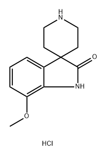 7-methoxyspiro[indoline-3,4'-piperidin]-2-one hydrochloride Structure