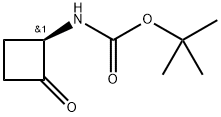 N-[(1R)-2-氧代环丁基]氨基甲酸叔丁酯,2199214-29-2,结构式