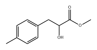 Benzenepropanoic acid, α-hydroxy-4-methyl-, methyl ester Struktur