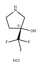 2202179-81-3 3-Pyrrolidinol, 3-(trifluoromethyl)-, hydrochloride (1:1), (3R)-