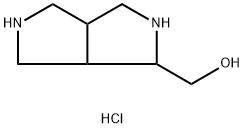 Pyrrolo[3,4-c]pyrrole-1-methanol, octahydro-, hydrochloride (1:2) Structure