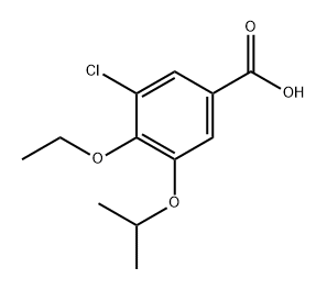 3-氯-4-乙氧基-5-异丙氧基苯甲酸, 2204286-74-6, 结构式