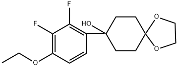 8-(4-ethoxy-2,3-difluorophenyl)-1,4-dioxaspiro[4.5]decan-8-ol Structure