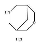 3-Oxa-7-azabicyclo[3.3.1]nonane, hydrochloride (1:1) Struktur