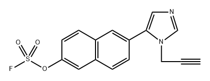 2205053-23-0 6-[3-(prop-2-yn-1-yl)imidazol-4-yl]naphthalen-2-yl sulfurofluoridate