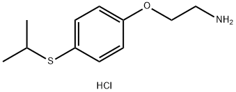 Ethanamine, 2-[4-[(1-methylethyl)thio]phenoxy]-, hydrochloride (1:1) 结构式